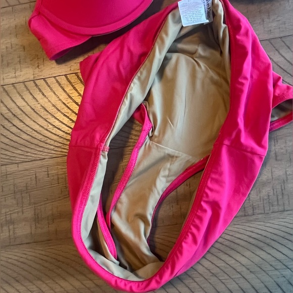 Calvin Klein Pink Bikini Set 34D/L - Picture 7 of 7